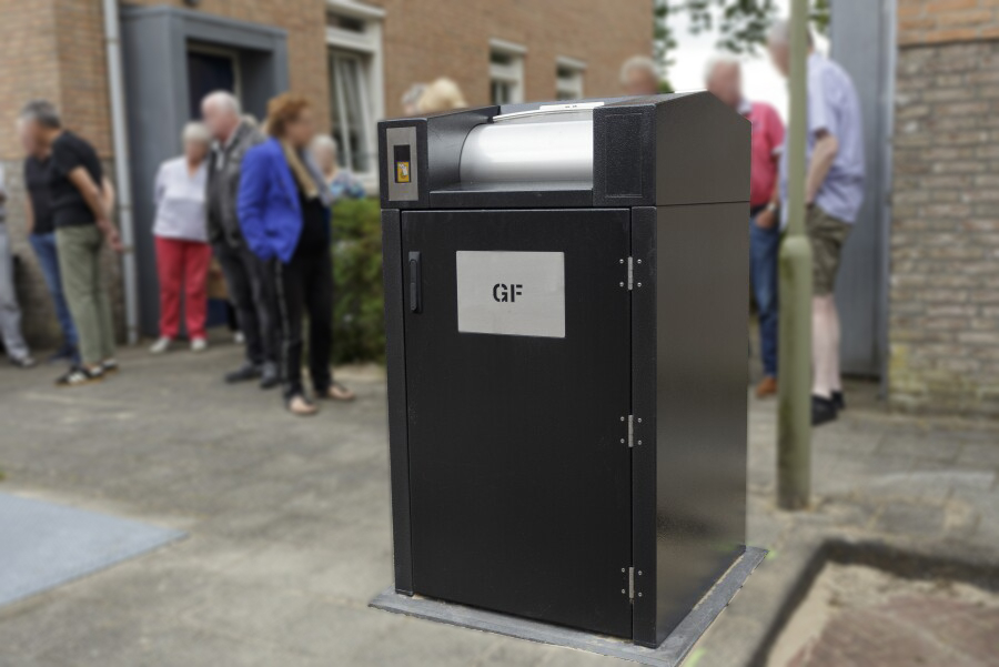 Etensresten apart inleveren bij de GF-zuil